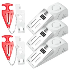 KERUI Wireless Door Stop Alarm 120dB With Door Lock Home Security Kit Anti-Theft