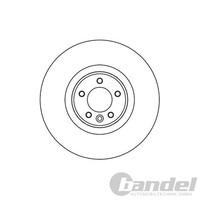 2X NK Bremsscheiben 380Mm BelÜFtet Vorne Passend FüR Land Rover Range | 204042
