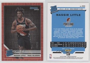 2019-20 Panini Donruss Rated Red Infinite /99 Nassir Little #223 Rookie RC