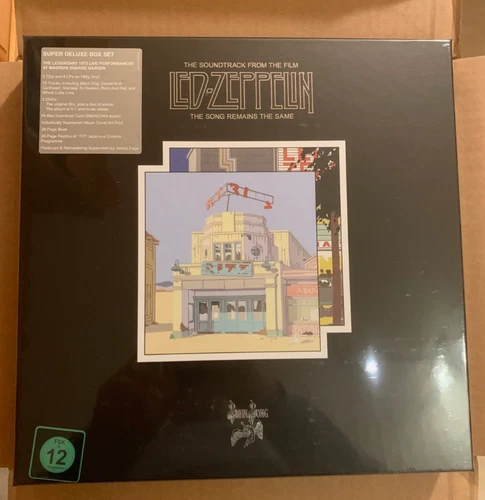 Led Zeppelin: The Song Remains The Same 4 LP 2 CD 3 DVD Super Deluxe Box Set New