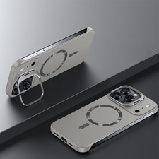 Case For iPhone 18 17 16 Pro Max Air 15 14 Camera Stand ShockProof Magsafe Cover