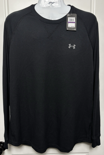 Under Armour UA Expanse Waffle Crew Neck Long Sleeve Shirt Top- Men's 2XL XXL - Picture 3 of 6