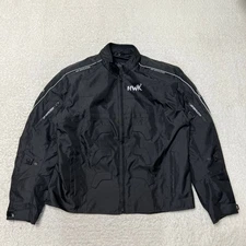 HWK Motocycle Jacket Men 3XL XXXL Black Armoured Lined Biker Outdoors