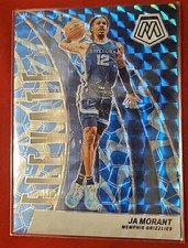 2023-24 Panini Mosaic - Elevate Ja Morant #25 Reactive Blue Mosaic Prizm /99