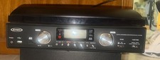 Jensen JTA-460 Black 3-Speed AM/FM Turntable USB/SD, TURNTABLE NEEDLE BROKEN