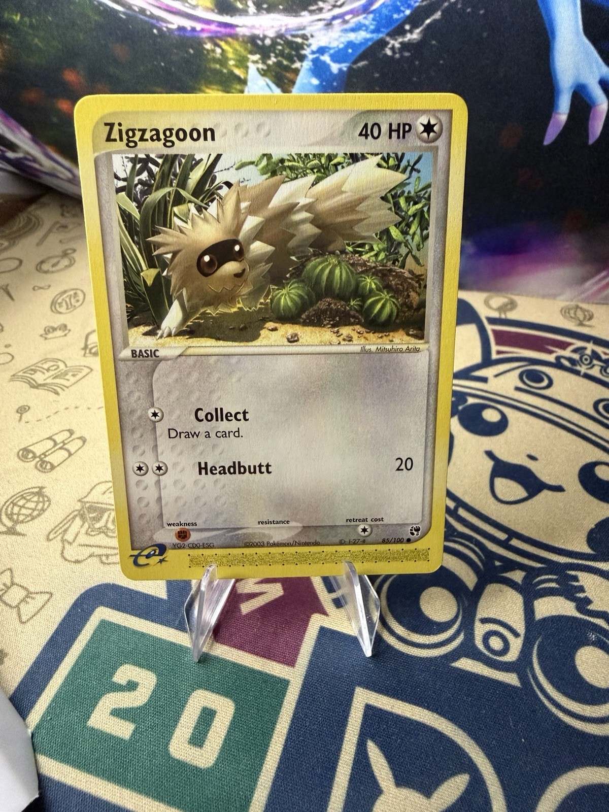 Zigzagoon 85/100 Sandstorm Pokemon TCG