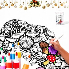 Coloring Blanket with Markers Color Your Own Blankets Blanket Home Decor DIY US
