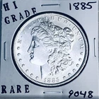 1885 MORGAN SILVER DOLLAR HI GRADE GENUINE U.S. MINT RARE COIN 9048