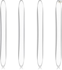 4Pcs Silicone Car Door Edge Guards, Anti-Collision Bumper Guard Protector Clear