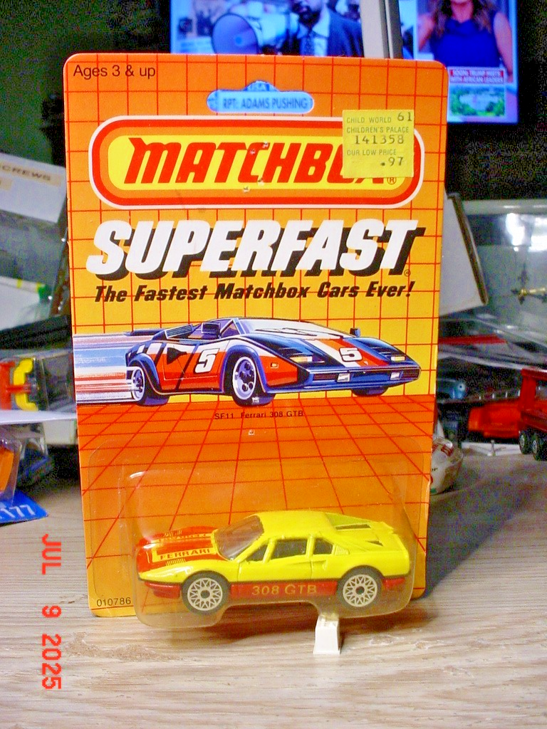 Matchbox Superfast SF 11 Ferrari 308 GTB Yellow 1985 1/64 | eBay