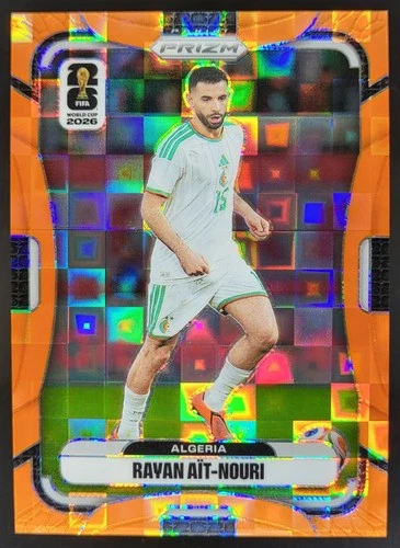 2026 Panini Prizm World Cup Rayan Ait-Nouri Orange Pandora /215 #131 Algeria JH