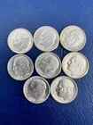 1962-D Roosevelt Dime 90% Silver Denver Mint US Coins Auction NR QTY 8