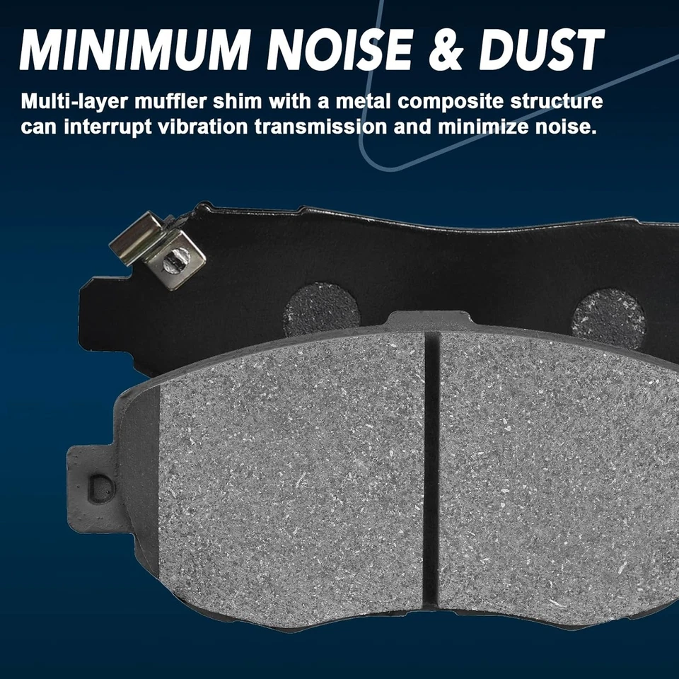 Front & Rear Brake Kit, for 2006 2007 2008-2011 Ford Fusion Brake Pads - Image 4 of 4