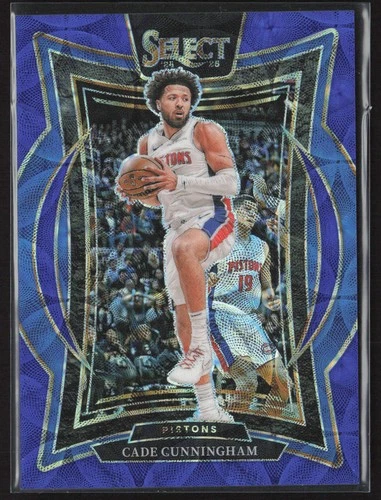 2024-25 Panini Select #65 Cade Cunningham Blue Scope Prizm #/249