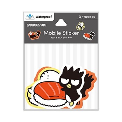Gourmandise (GOURMANDISE) Sanrio Characters Mobile Sticker Bad Bad Tsumaru