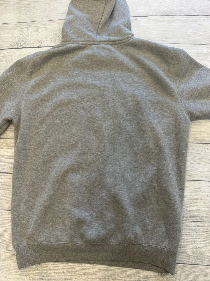 Navy Annapolis Hoodie Mens Large Gray Blue Fleece Pullover Sweatshirt Colosseum - Image 4 of 4