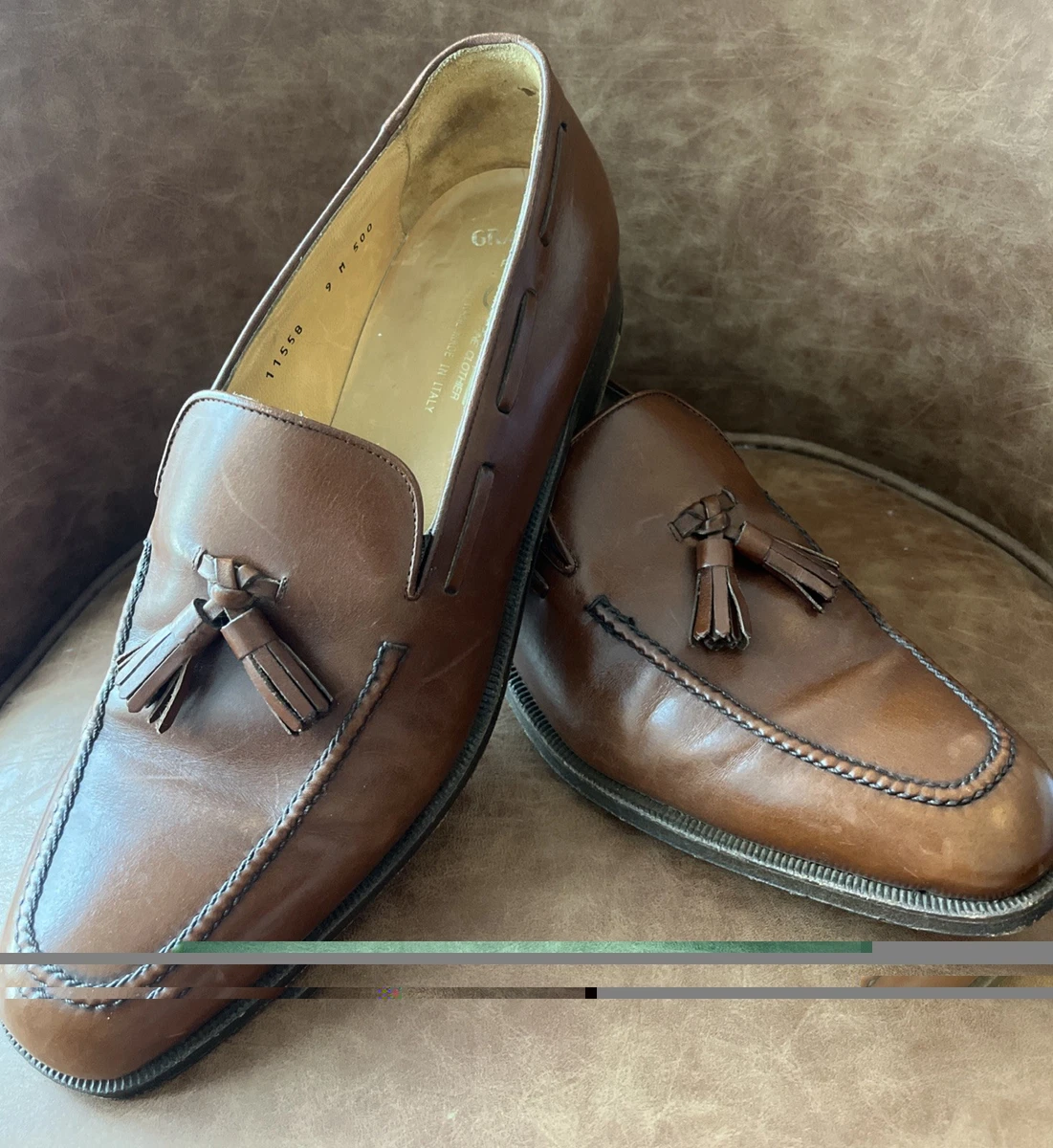 Gravati Italian Leather Wing-Tip Tassel Loafers Gravati Shoes products for sale | eBay main image 2