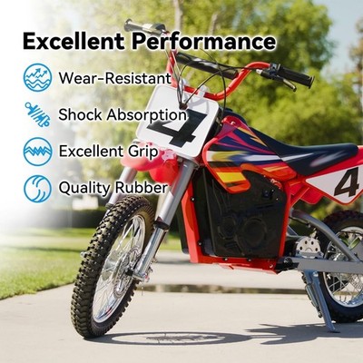 16x2.4 64-305 Front Tire and Inner Tube Set Replacement for Razor
