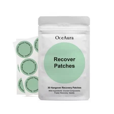 30 OceAura Vegan Hangover Recovery Vitamin Body & Skin Care Transdermal Patches