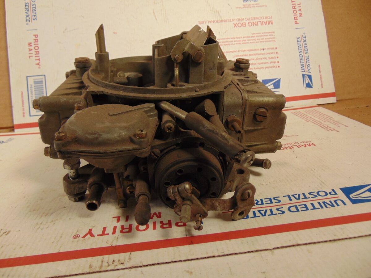 1970'S VINTAGE HOLLEY 4 BBL CARBURETOR LIST-9834 DATE CODE