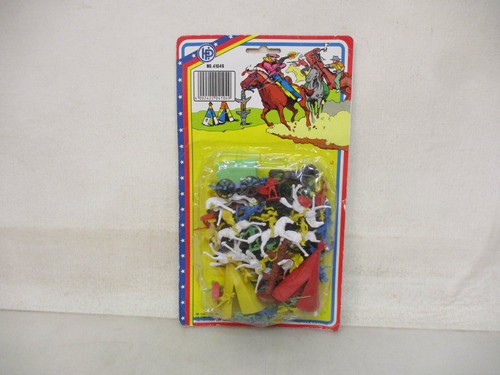 x-78200 Ältere HP Weichplastik Wild-West Figuren H:stehend ca. 20mm