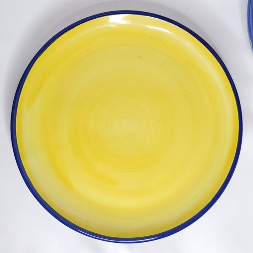 Vietri Rainbow Dinner Plate Coffee Cup Teal Green Orange Yellow Aqua Sea 4 each - Picture 4 of 11