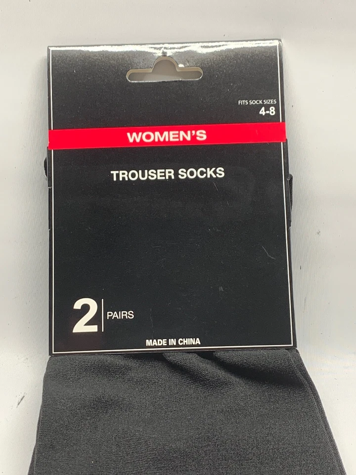 裤袜 Greenbrier 尺寸 4-8 黑色职业工作袜 10 对批量聚酯纤维 — 第 3/4 张图片