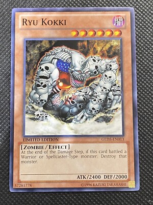 Yugioh! - Ryu Kokki GLD5-EN013 Common Limited Edition Near Mint Haunted Mine