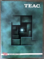 Rare TEAC HIFI Sound Directory BROCHURE 1996 Amps Speakers Equalizers Tape Decks