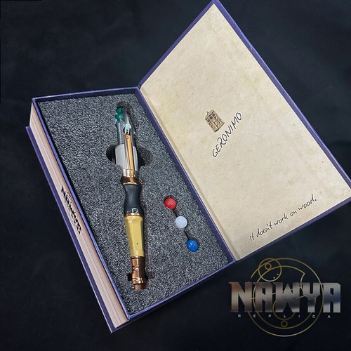 Doctor Who 11th Metal Sonic Screwdriver Replica LED Light Cosplay Prop US STOCK - Picture 7 of 14