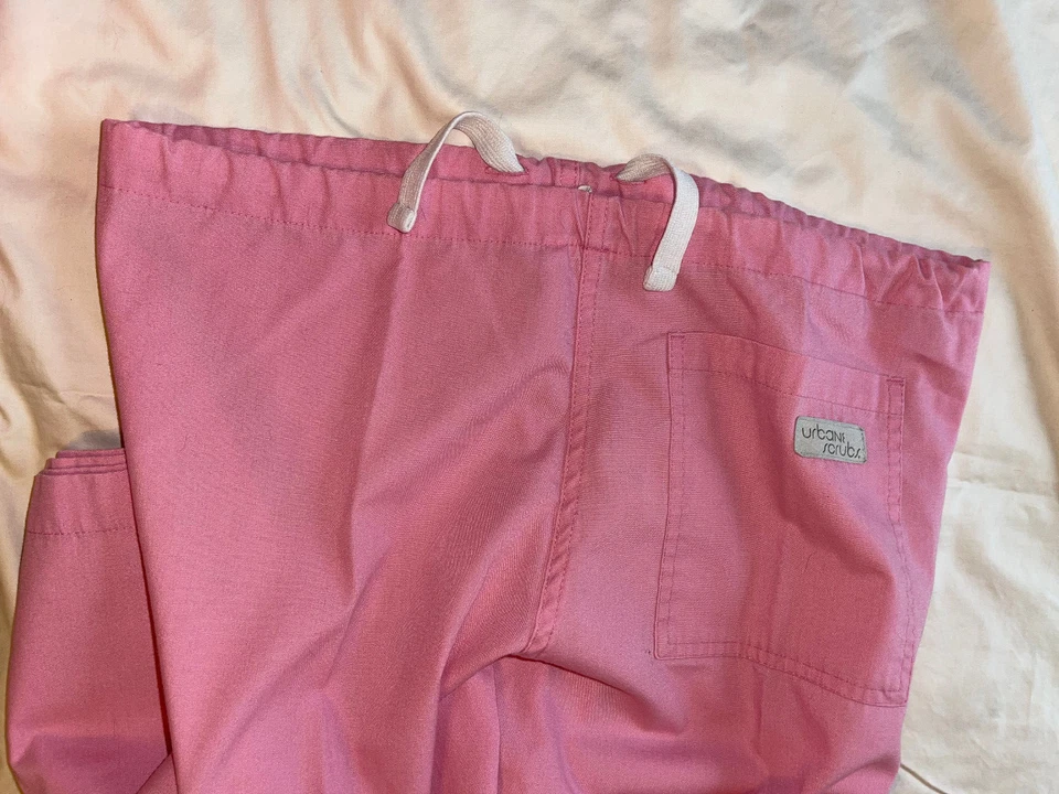 **URBANE NURSE SCRUB    BOTTOM ONLY!      women's/girls  XS   PINK - Image 2 of 4