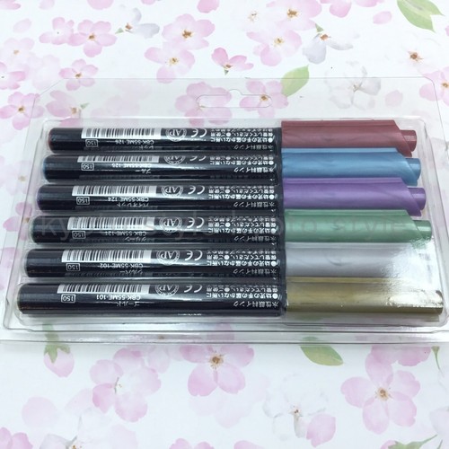 Kuretake Brush Pen Fudebiyori Metallic 6 Colors Set (CBK-55ME/6V)12518 JP IMPORT - Picture 3 of 8