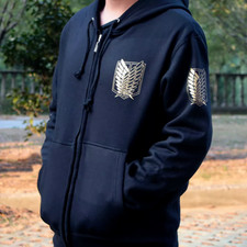 Sale Attack On Titan Shingeki No Kyojin Scouting Legion Jacket Hoodie Hot