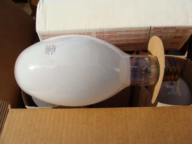 Box of 6 - Philips MS400/BU/C, ED37 Metal Halide Light Bulb 30172-1, 400W - Image 2 of 4