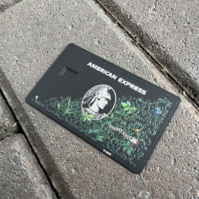 Customised Centurion AMEX Black Metal Card *BLANK* READ DESCRIPTION* Luxury Card