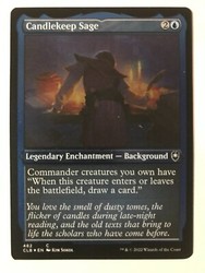 Candlekeep Sage (Foil Etched) 482 Commander Legends: Battle for Baldur's Gate