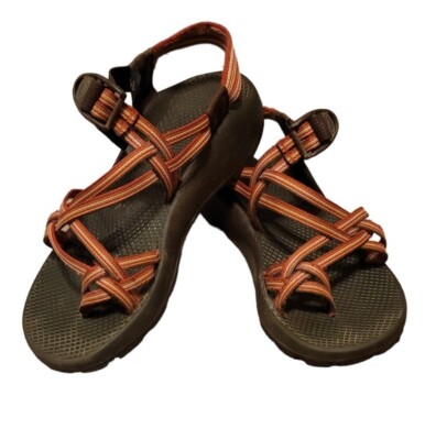 Chaco Slingback Fabric Adjustable Straps Outdoor Hiking Sandals Shoes Size 10 Chaco Slingback Sandals for Women for sale | eBay main image 4