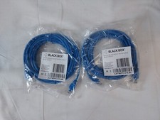 2 pack Black Box Cat5e Value Line Patch Cable, Stranded, Blue, 15-ft. 4.5-m -
