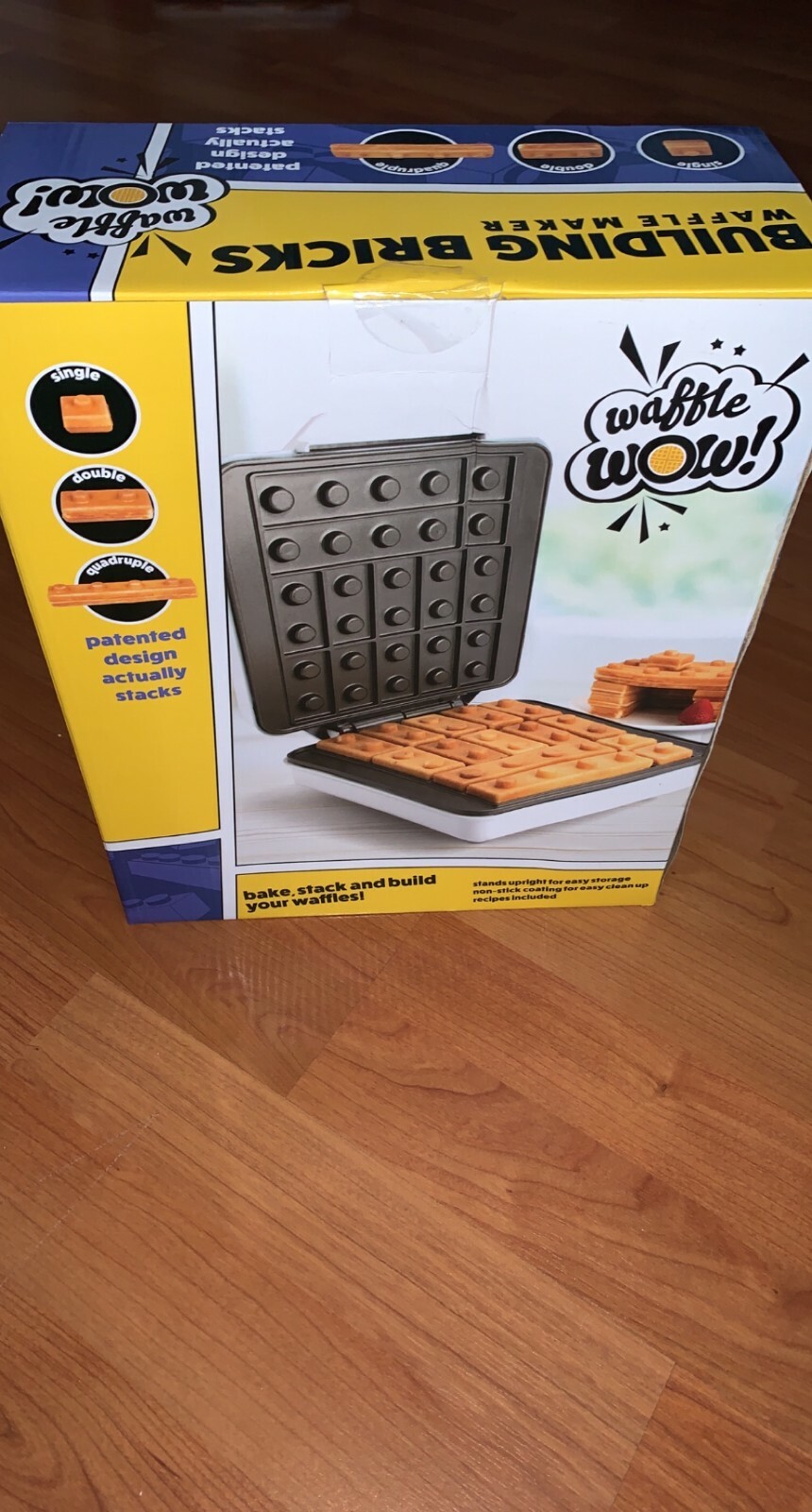 cucinapro building brick electric waffle maker