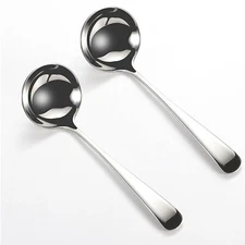 Small Ladle 7.6 Inch Gravy Ladle Stainless Steel Small Sauce Soup Serving Lad...