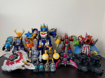 Power Rangers Kyuranger DX Kyurenoh Ryuteioh Gigant Houou set japan used