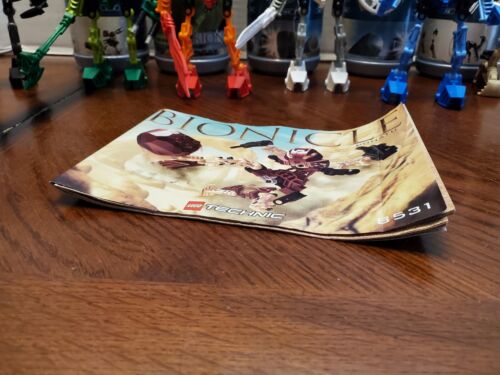 2001 Lego Bionicle ORIGINAL Toa Mata 8531 - 8536 Canister Manual Complete Sets - Picture 6 of 21