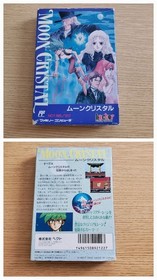 Moon Crystal W/Box Instruction Nintendo Famicom FC Cartridge HCT- MS /017 Tested