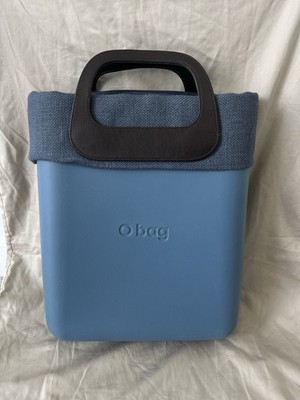 Obag Tote Bag Laptop Bag Made In Italy Blue  Borsa 439