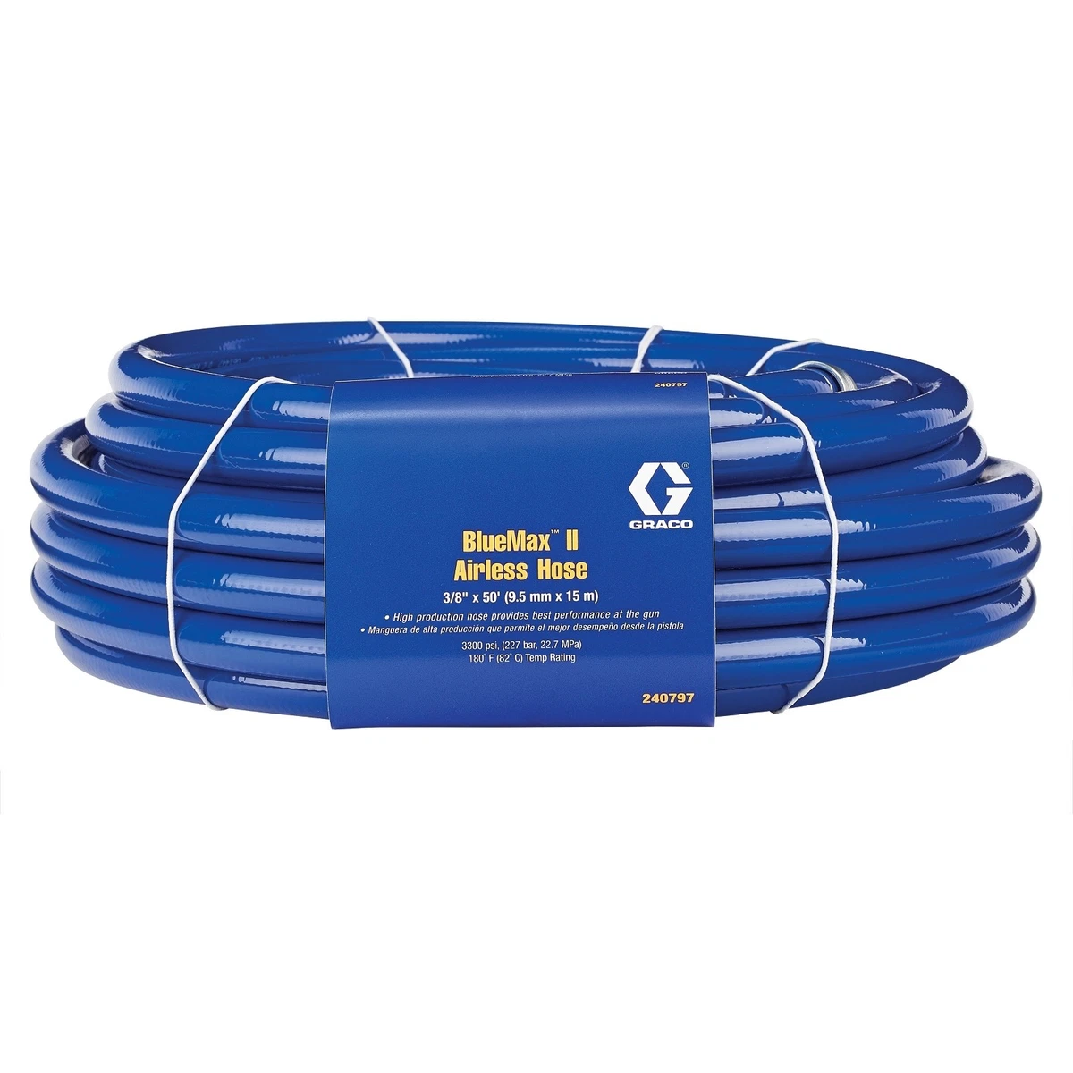Manguera sin aire Graco 240797 BlueMax II 3/8 pulgadas x 50 pies