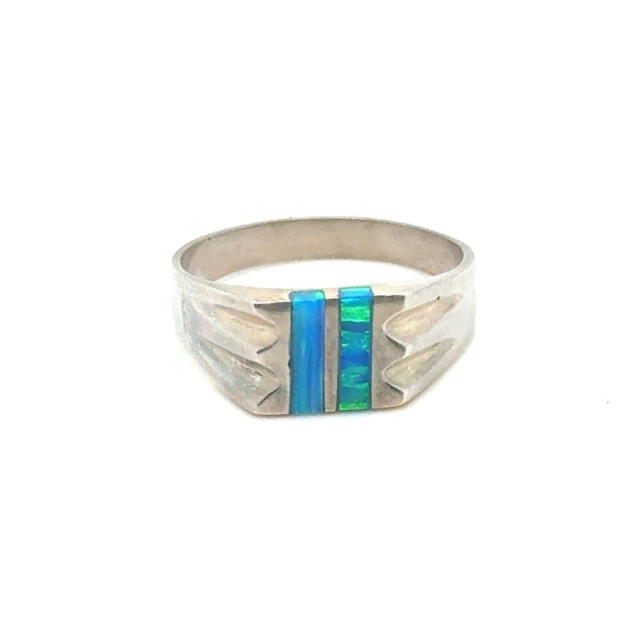 925 Silver Opal Ring - image 1