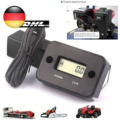 Digitaler Betriebsstundenzähler Hour Meter Stundenzähler für Traktor, Boot, ATV