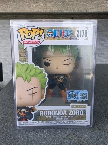 Funko Pop! One Piece: Roronoa Zoro #2178 LE3500 Hot Topic Exclusive W/ Protector