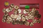 1958 D Lincoln Wheat Cent roll - UNC+