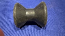 3 Inch Mounting Width Boat Trailer Black Molded Rubber Bow Stop Roller